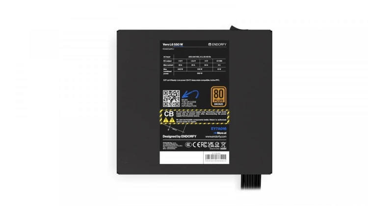 Endorfy Zasilacz Vero L6 550W 80 Plus Bronze