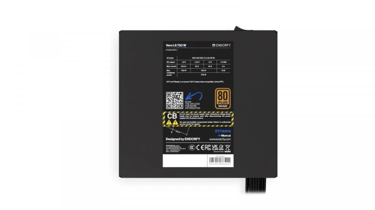 Endorfy Zasilacz Vero L6 750W 80 Plus Bronze