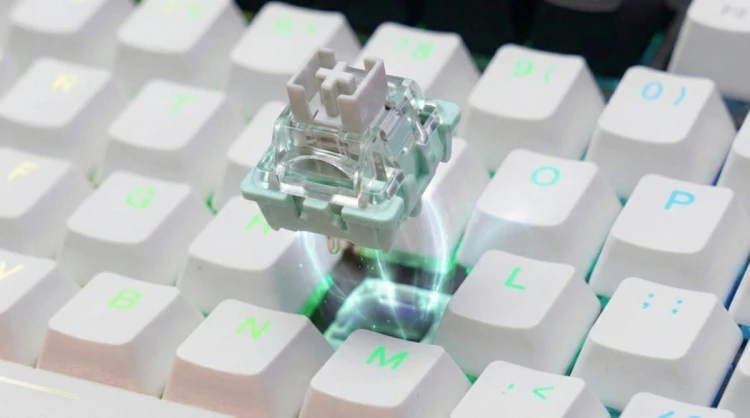 Savio Klawiatura magnetyczna ASTRAL White OUTEMU White jade RGB