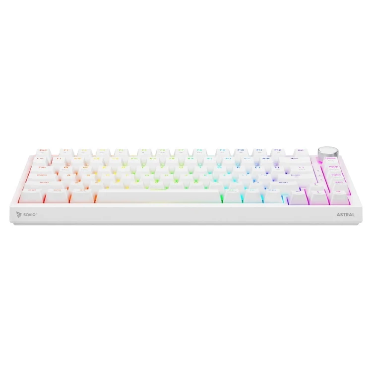 Savio Klawiatura magnetyczna ASTRAL White OUTEMU White jade RGB