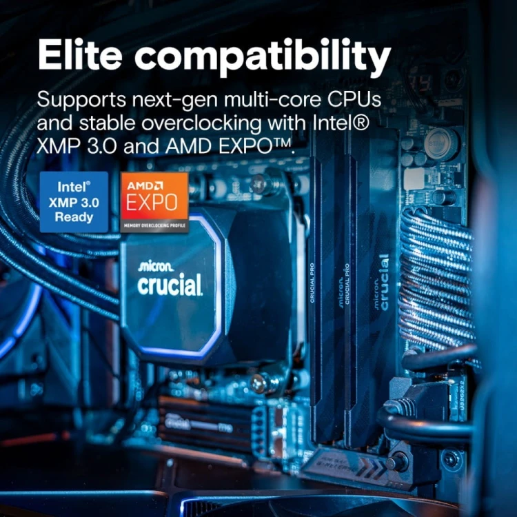 Crucial Pamięć DDR5 Pro OC 32/6400(2*16GB) CL32