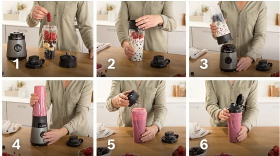 Bosch Mini blender z butelką ToGo MMB2111S