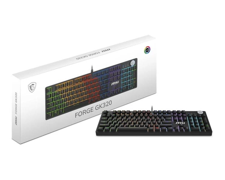 MSI Klawiatura Forge GK320 RED US