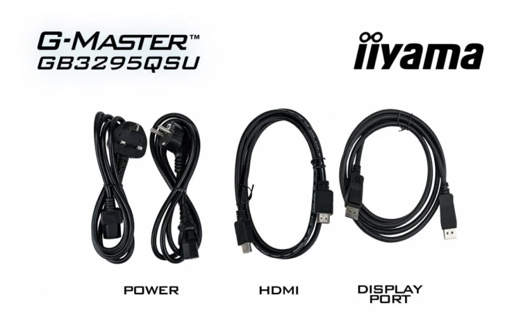 IIYAMA Monitor G-MASTER GB3261UHSCP-B1 4K,VA,144Hz,400cd, 3000:1,2xHDMI,DP,  USB-C,  4xUSB, KVM, FreeSync Premium, DisplayPort Only, 2x5W,HAS 150