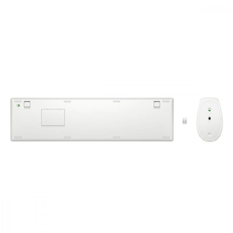 HyperX Zestaw klawiatura i mysz 650 bezprzewodowy biały 4R016AA#ABB