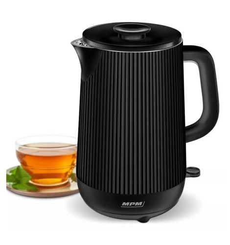 MPM Czajnik podwójne ścianki 1,7L czarny MCZ-115/C