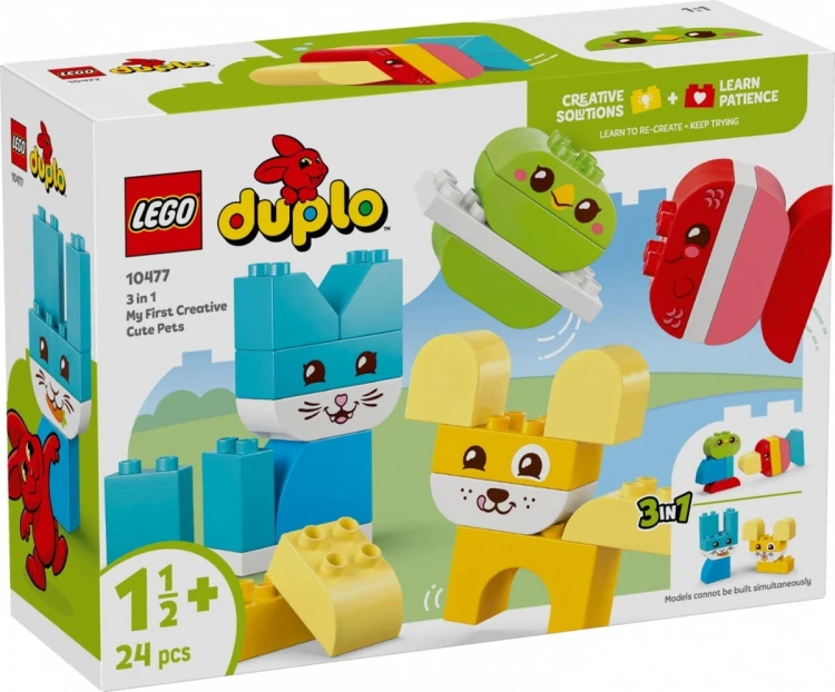 LEGO Klocki DUPLO 10477 Kreatywne zwierzaki 3 w 1