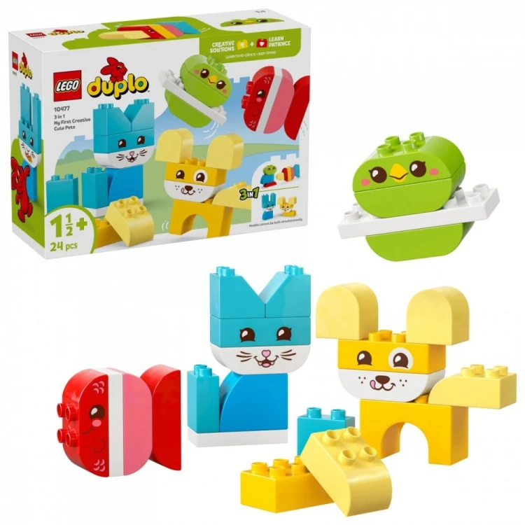 LEGO Klocki DUPLO 10477 Kreatywne zwierzaki 3 w 1