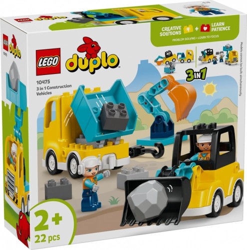LEGO Klocki DUPLO 10475 Maszyny budowlane 3 w 1