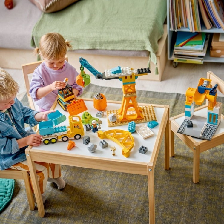 LEGO Klocki DUPLO 10476 Plac budowy z pojazdami 3 w 1