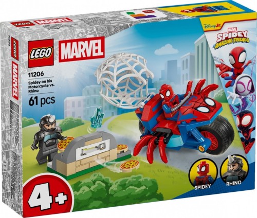LEGO Klocki SPIDEY 11206 Spidey na motocyklu kontra Rhino