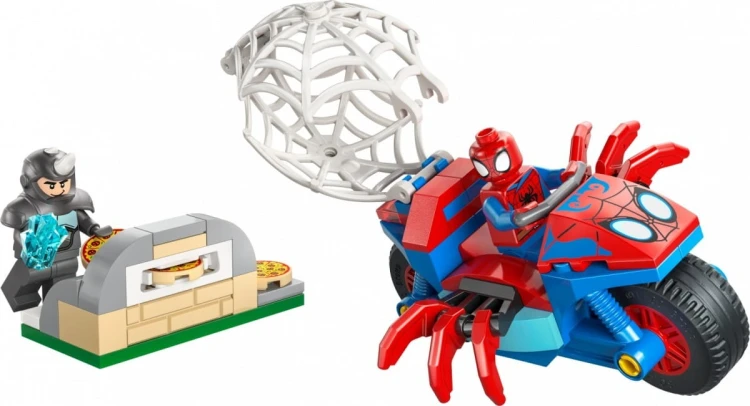 LEGO Klocki SPIDEY 11206 Spidey na motocyklu kontra Rhino