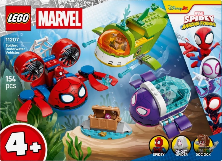 LEGO Klocki SPIDEY 11207 Spidey: podwodne pojazdy