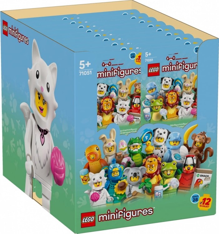 LEGO Klocki Minifigures 71051 Minifigurki Seria 28 - Zwierzęta (BOX)
