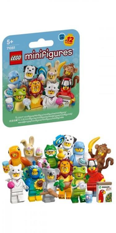 LEGO Klocki Minifigures 71051 Minifigurki Seria 28 - Zwierzęta (BOX)