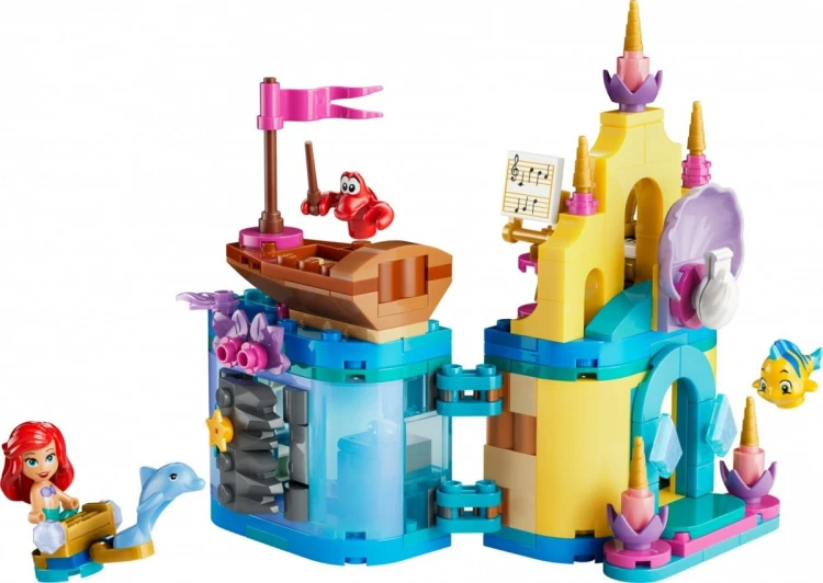 LEGO Klocki Disney 43285 Magiczny minipałac Arielki