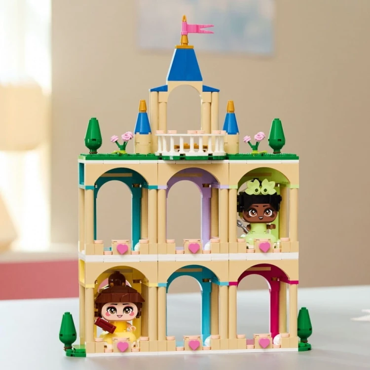 LEGO Klocki Disney 43291 Mała Bella i Tiana z zamkiem