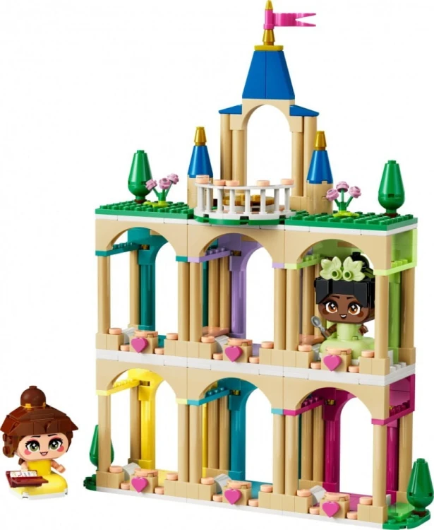 LEGO Klocki Disney 43291 Mała Bella i Tiana z zamkiem