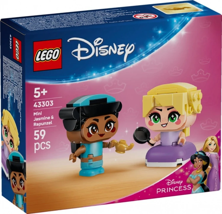 LEGO Klocki Disney 43303 Mała Dżasmina i Roszpunka