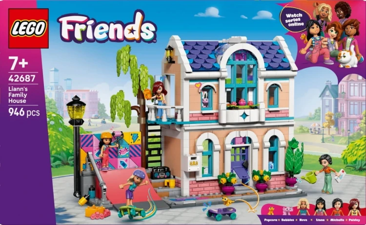 LEGO Klocki Friends 42687 Dom rodzinny Liann