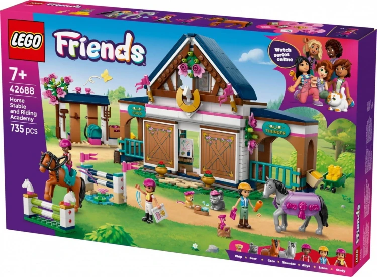 LEGO Klocki Friends 42688 Stadnina i szkółka jeździecka
