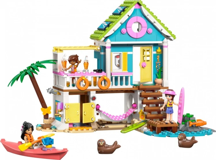 LEGO Klocki Friends 42699 Domek na plaży z fokami