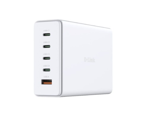 D-Link Ładowarka zasilacz GAN 240W 4x USB-C 1x USB-A