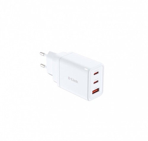 D-Link Ładowarka zasilacz GAN 2x 65W 2x USB-C 1x USB-A