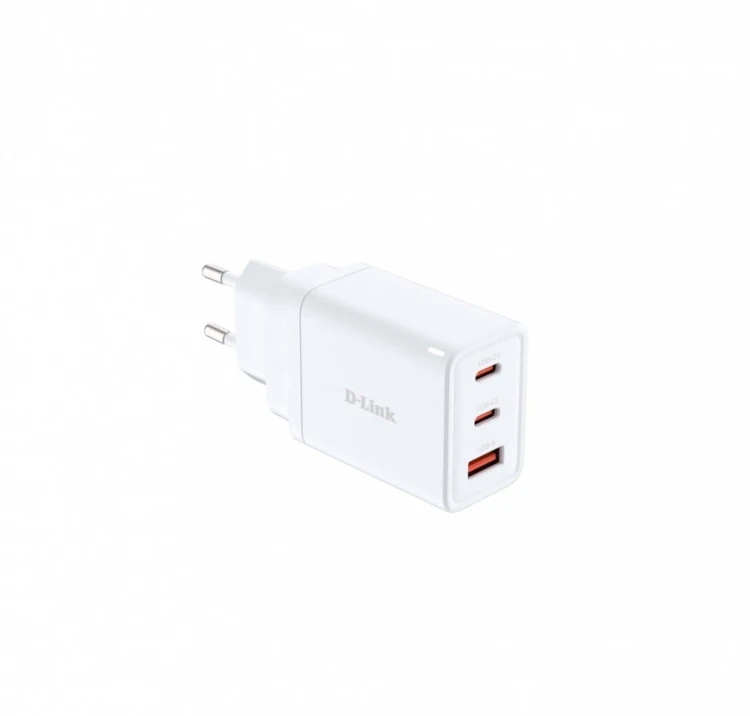 D-Link Ładowarka zasilacz GAN 2x 65W 2x USB-C 1x USB-A