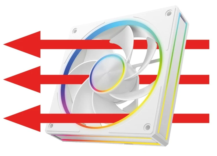 MODECOM Wentylator VOLCANO LOOP REVERSE ARGB 120 Biały