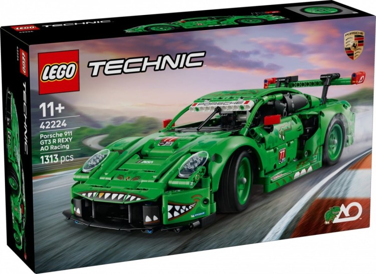 LEGO Klocki Technic 42224 Samochód Porsche 911 GT3 R REXY AO Racing