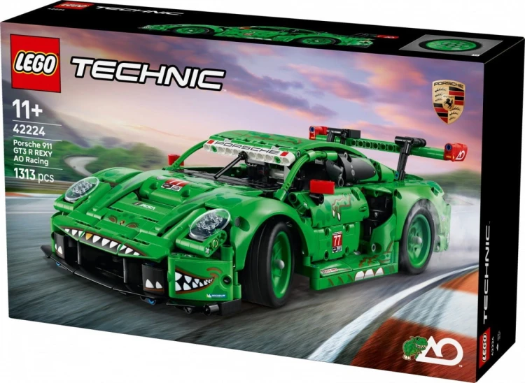 LEGO Klocki Technic 42224 Samochód Porsche 911 GT3 R REXY AO Racing