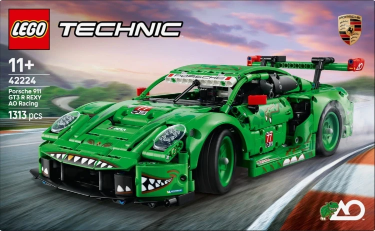 LEGO Klocki Technic 42224 Samochód Porsche 911 GT3 R REXY AO Racing