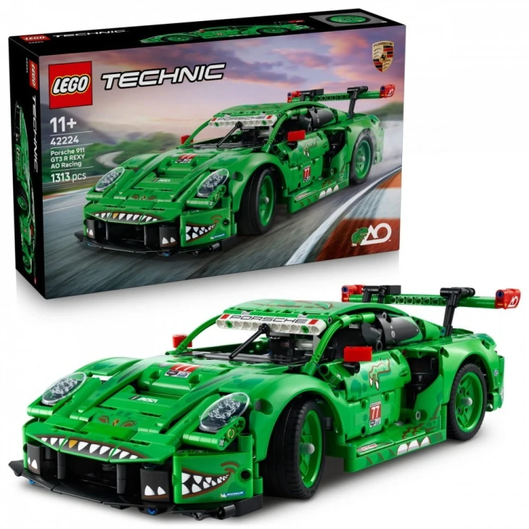 LEGO Klocki Technic 42224 Samochód Porsche 911 GT3 R REXY AO Racing