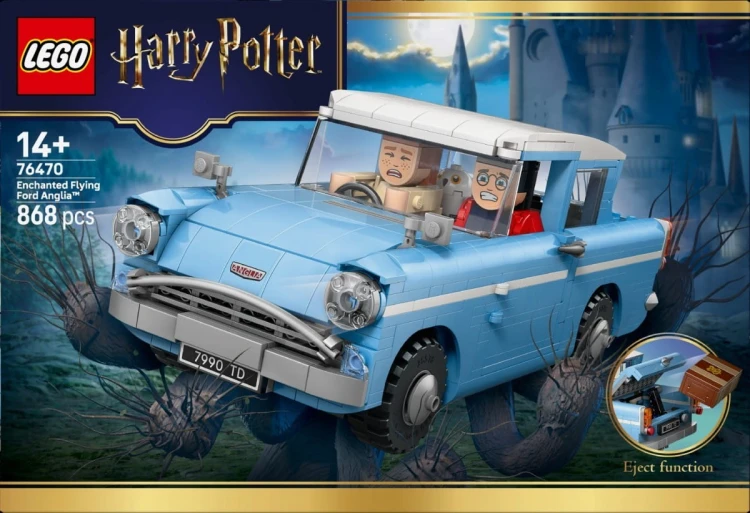 LEGO Klocki Harry Potter 76470 Zaczarowany latający Ford Anglia
