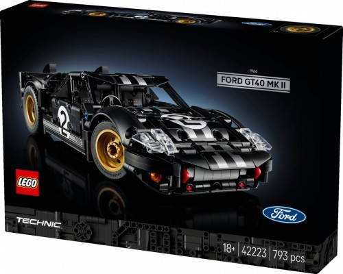 LEGO Klocki Technic 42223 Samochód wyścigowy 1966 Ford GT40 MKII