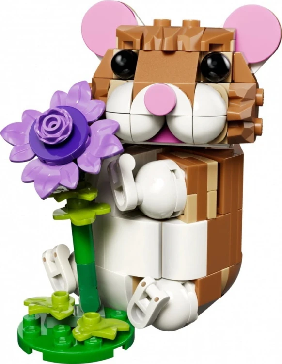 LEGO Klocki Creator 31376 Uroczy chomik z kwiatkiem