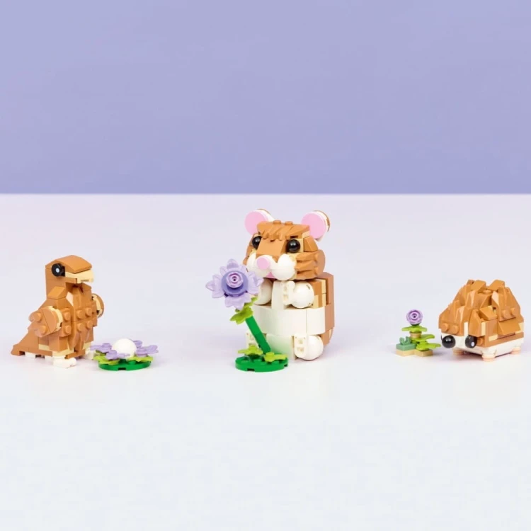 LEGO Klocki Creator 31376 Uroczy chomik z kwiatkiem