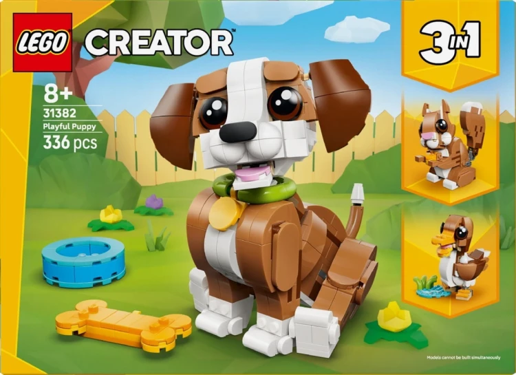 LEGO Klocki Creator 31382 Urocze zwierzątka: psotny szczeniaczek