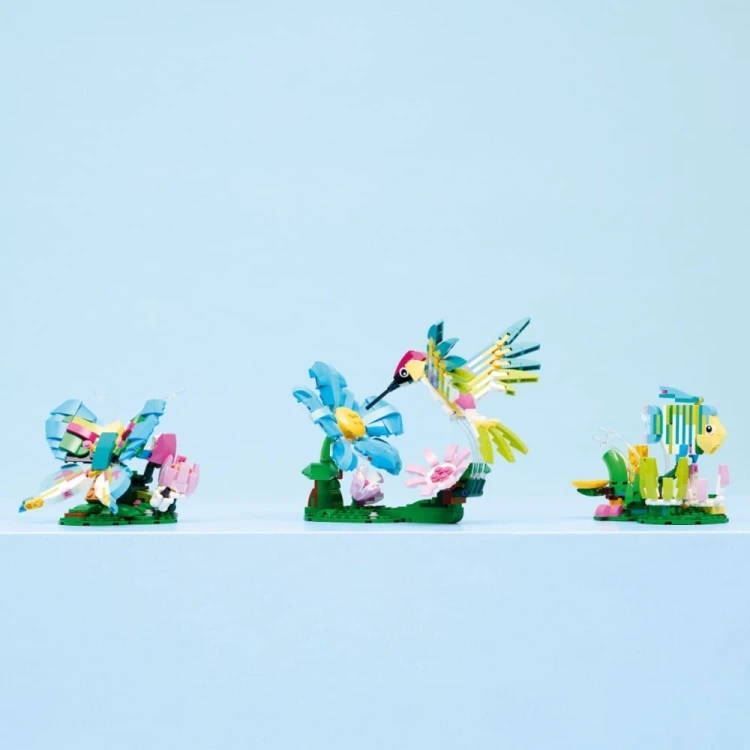 LEGO Klocki Creator 31384 Dzikie zwierzęta: kolorowy koliber