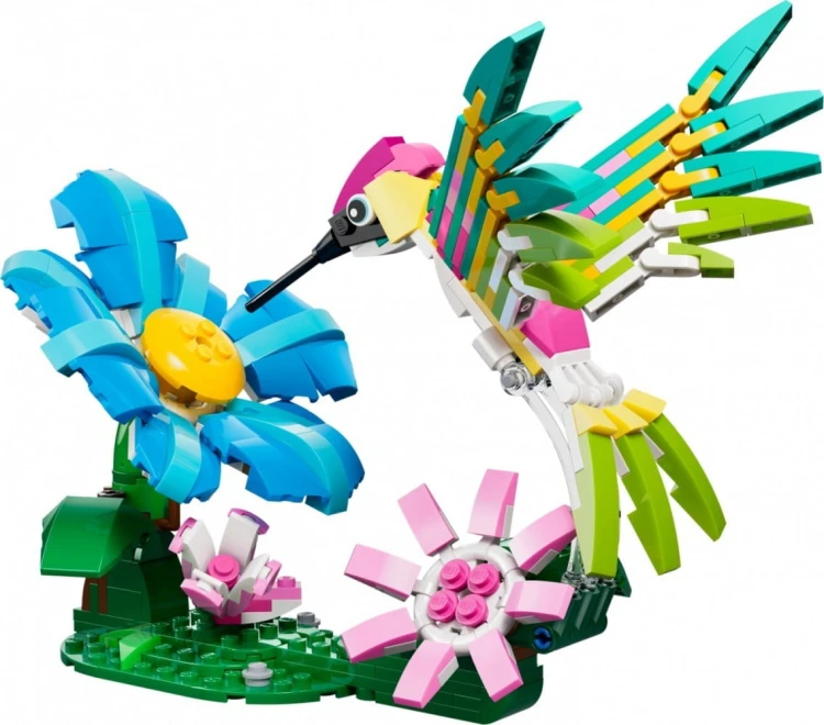 LEGO Klocki Creator 31384 Dzikie zwierzęta: kolorowy koliber
