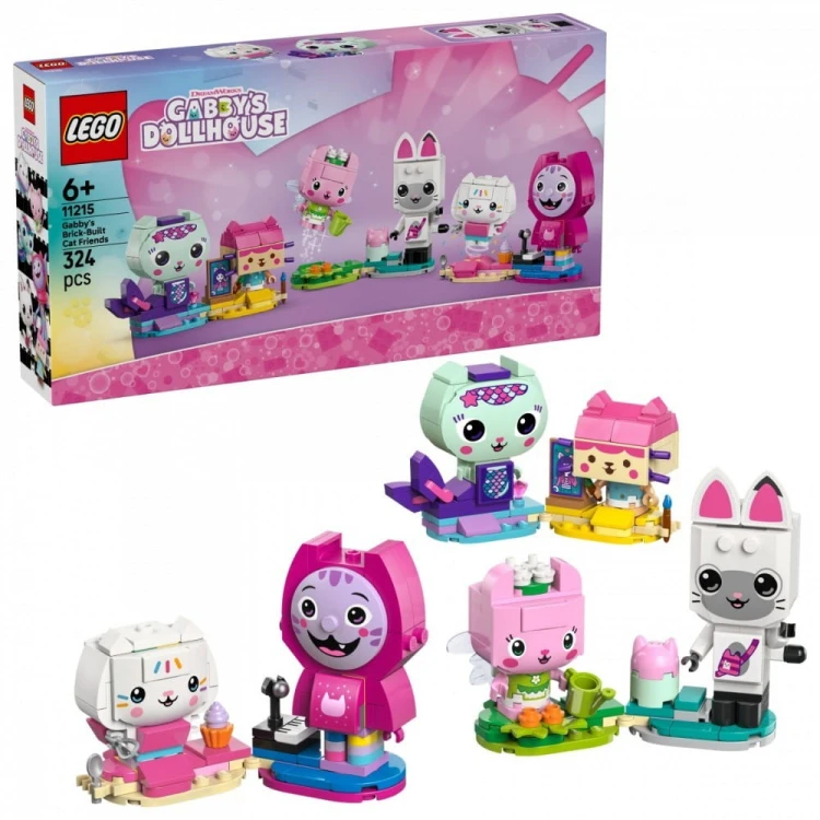 LEGO Klocki Koci Domek Gabi 11215 Koci przyjaciele Gabi z klocków