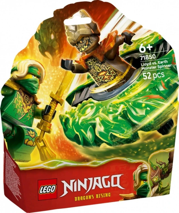 LEGO Klocki Ninjago 71850 Lloyd kontra ziemny potwór na spinnerze