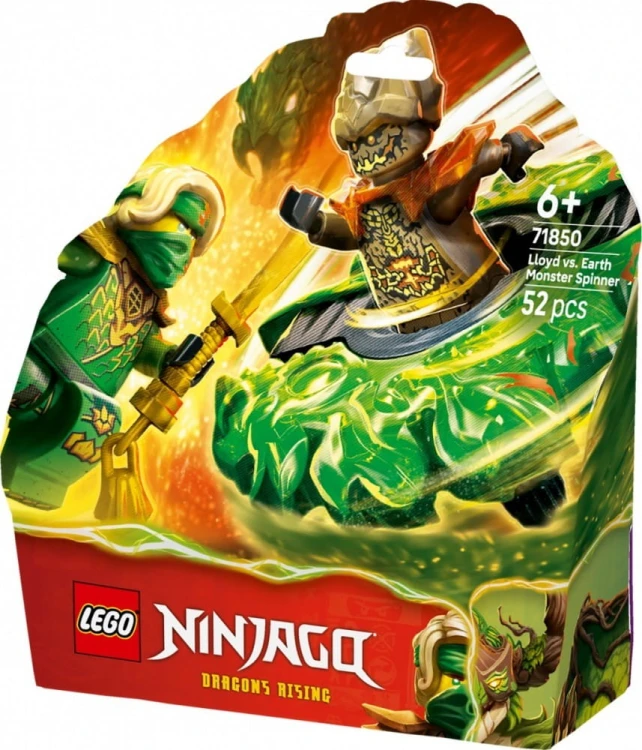 LEGO Klocki Ninjago 71850 Lloyd kontra ziemny potwór na spinnerze