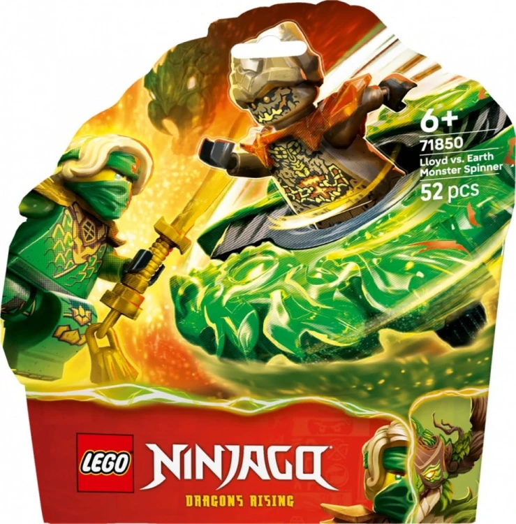 LEGO Klocki Ninjago 71850 Lloyd kontra ziemny potwór na spinnerze