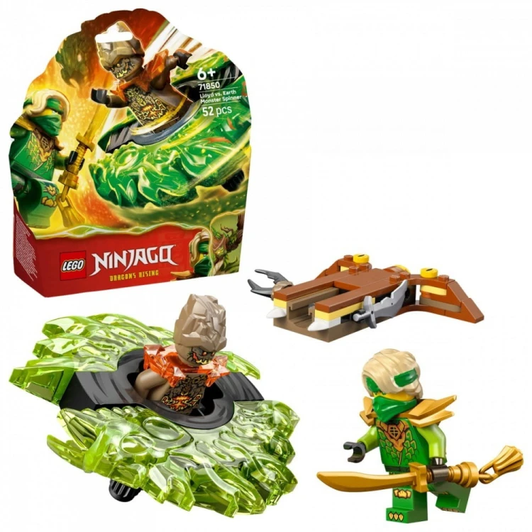 LEGO Klocki Ninjago 71850 Lloyd kontra ziemny potwór na spinnerze