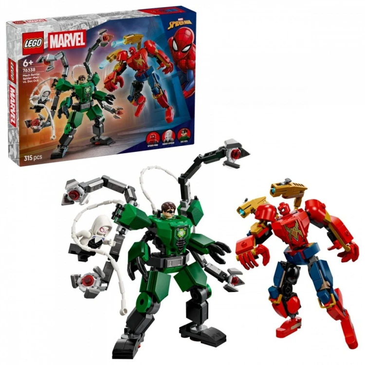 LEGO Klocki Super Heroes 76338 Bitwa mechów: Spider-Man kontra Doc Ock