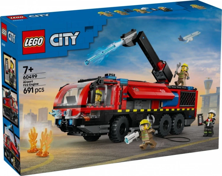 LEGO Klocki City 60499 Lotniskowy wóz strażacki