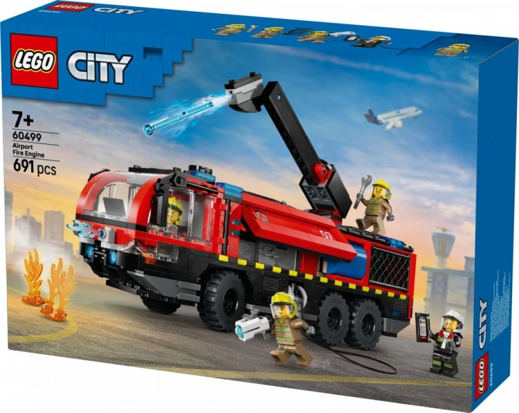LEGO Klocki City 60499 Lotniskowy wóz strażacki