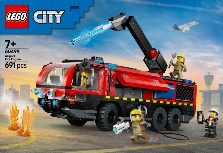 LEGO Klocki City 60499 Lotniskowy wóz strażacki